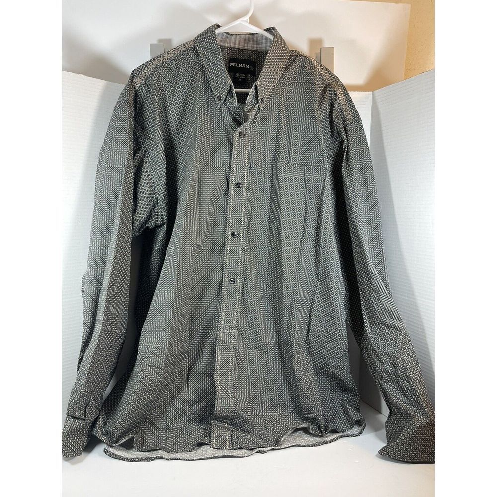 Pelham Western mens dress‎ shirt 2XL